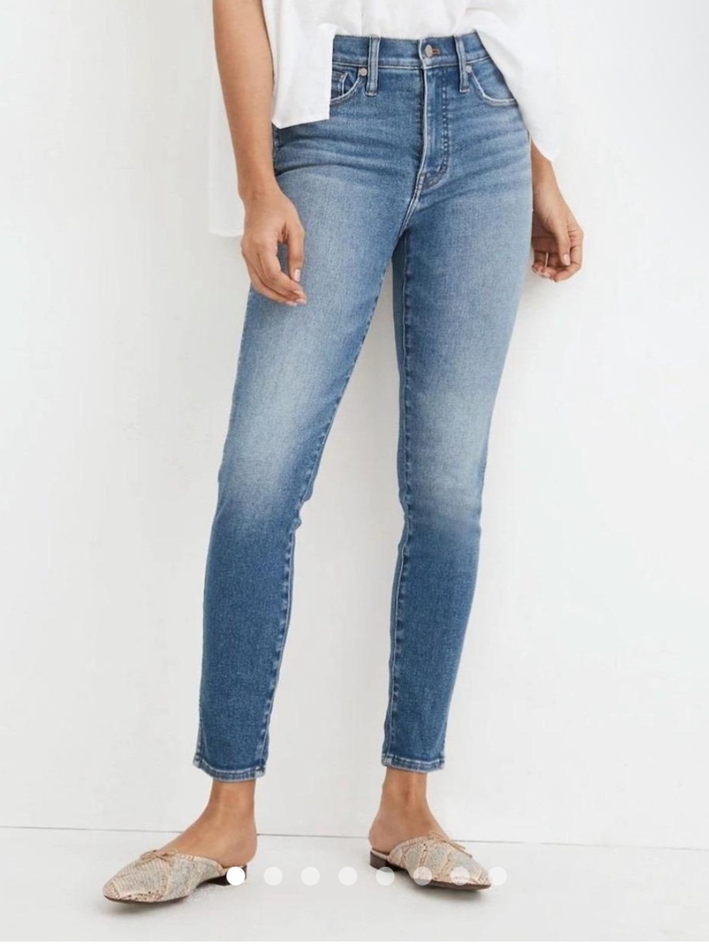 Madewell High-Rise skinny crop jeans